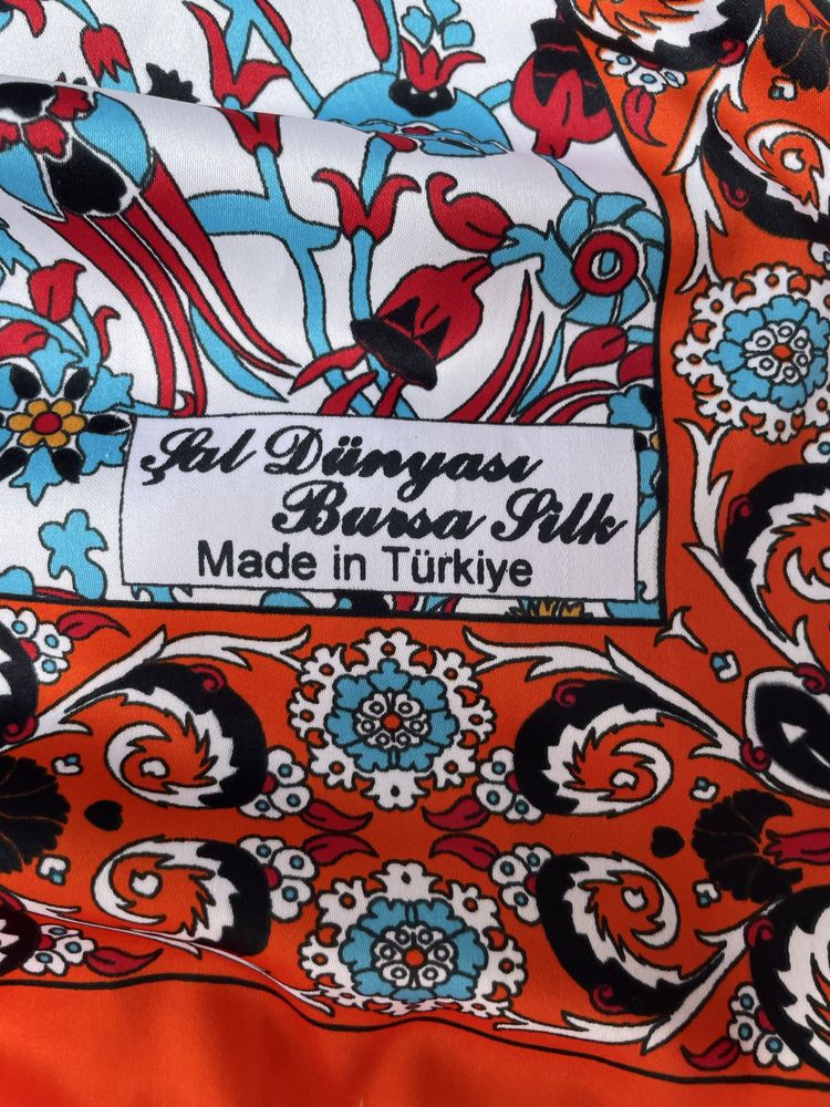Jedwabna chusta z Bodrum – oryginalny turecki design!