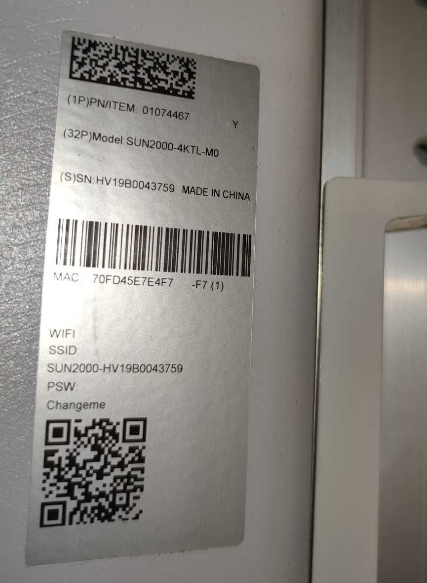 Falownik HUAWEI 4kW SUN2000-4KTL M0