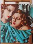 Obraz olejny The Girls Tamara Łempicka kopia