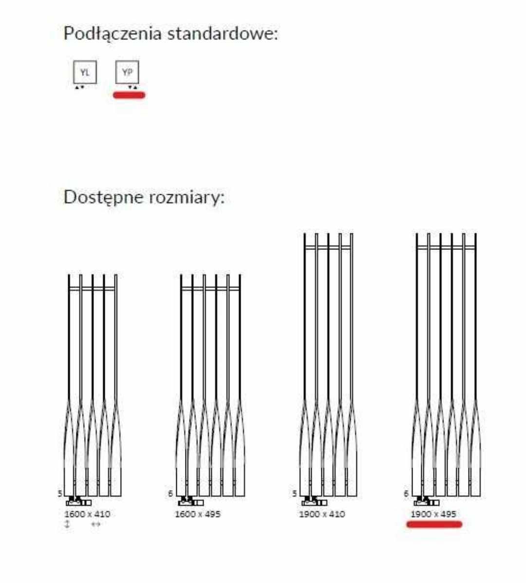 Nowy, fabrycznie zapakowany grzejnik firmy TERMA, model CYKLON V.