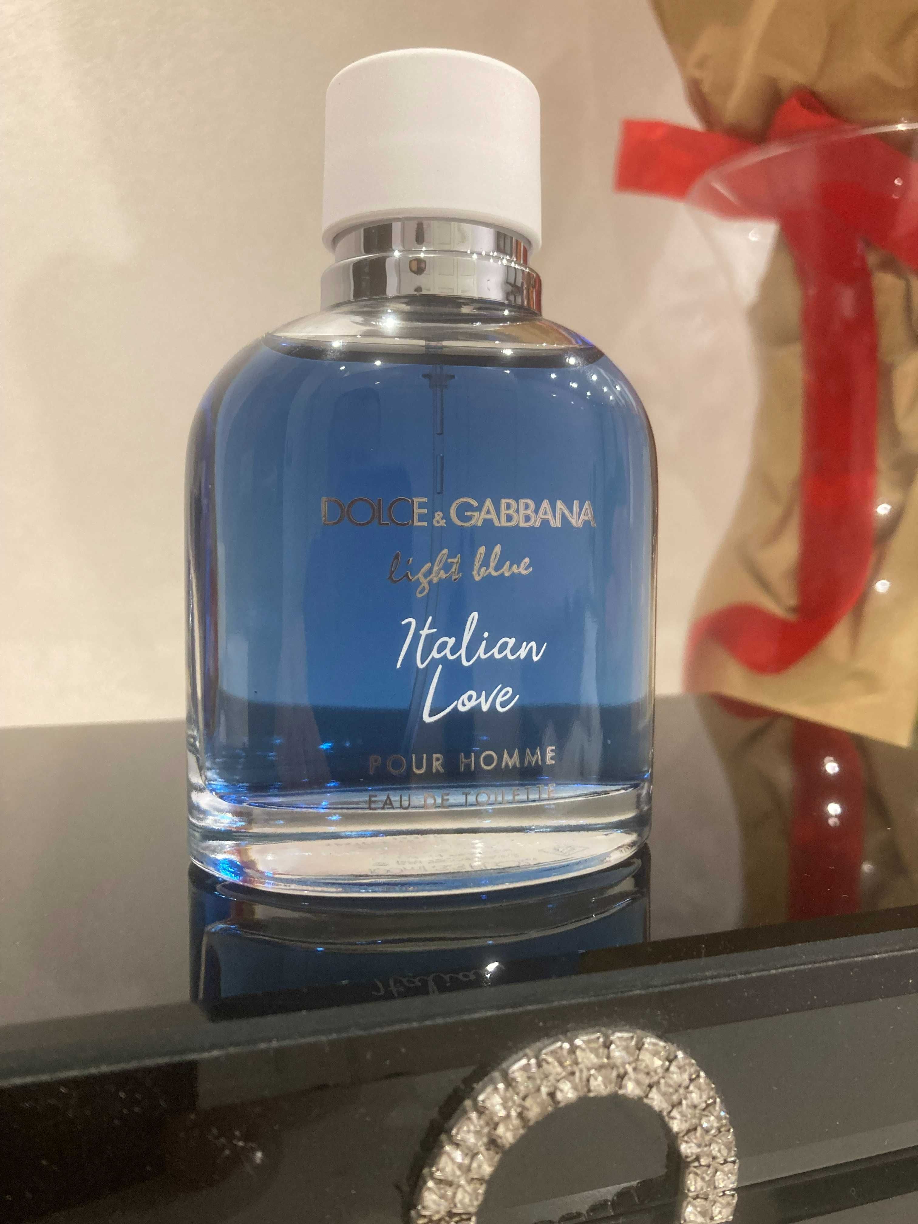 Unikat Męski Perfum Dolce&Gabbana Light Blue Italian Love 100 ml Nowy!
