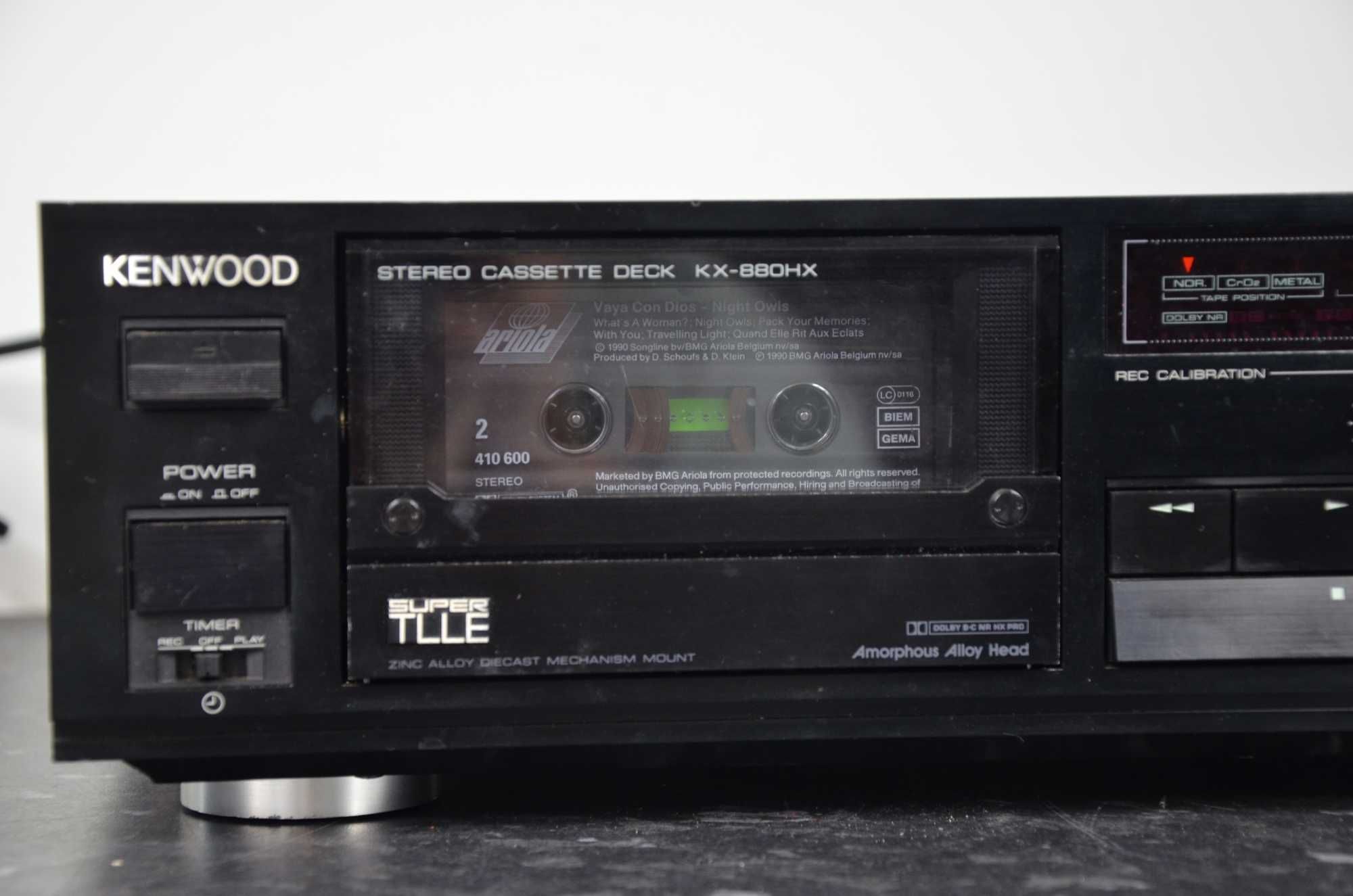 Magnetofon kasetowy Kenwood KX-880HX czarny