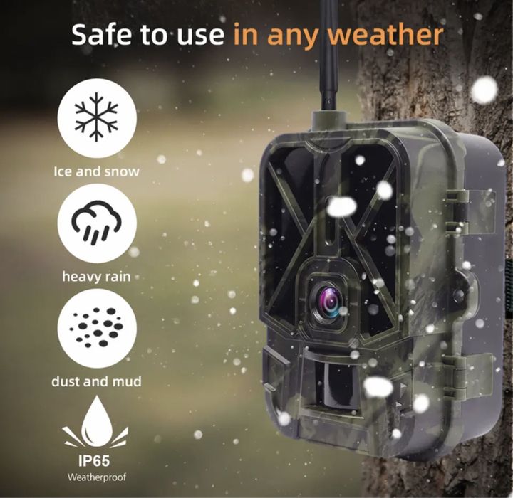 Фотоловушка 4G камера c акамулят 8000мАч Suntek HC-940Pro онлайн видео