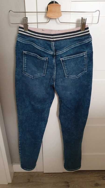 Jeansy na gumce H&M, r. 140, nowe bez metki