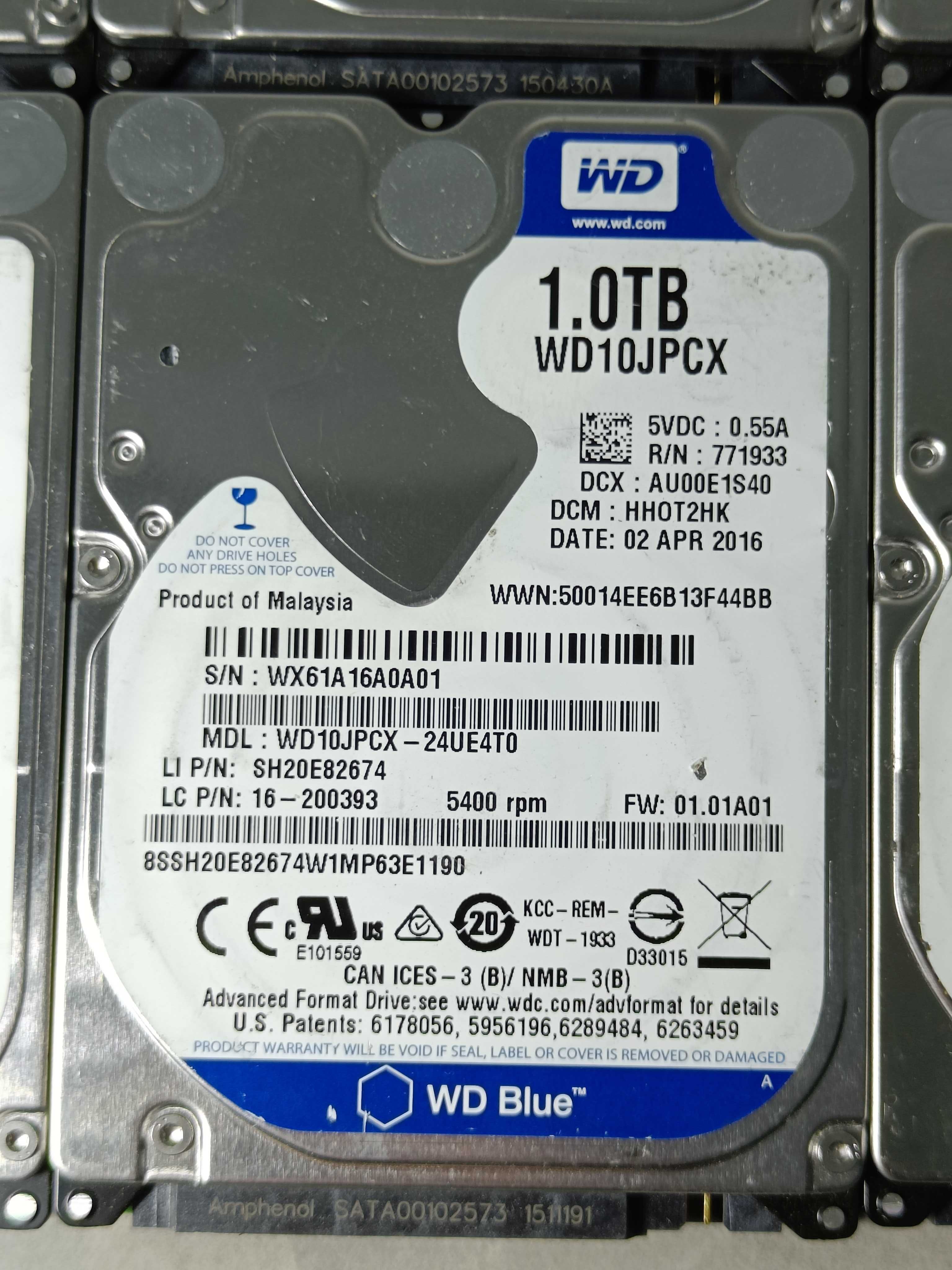 Hard Disk HDD диск 2.5 Western Digital BLUE 1TB до НОУТБУКА або PS