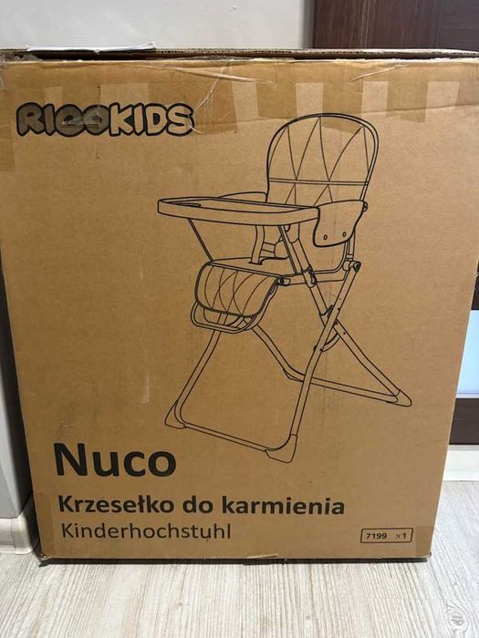 Krzesełko do karmienia RICOKIDS NUCO czarny