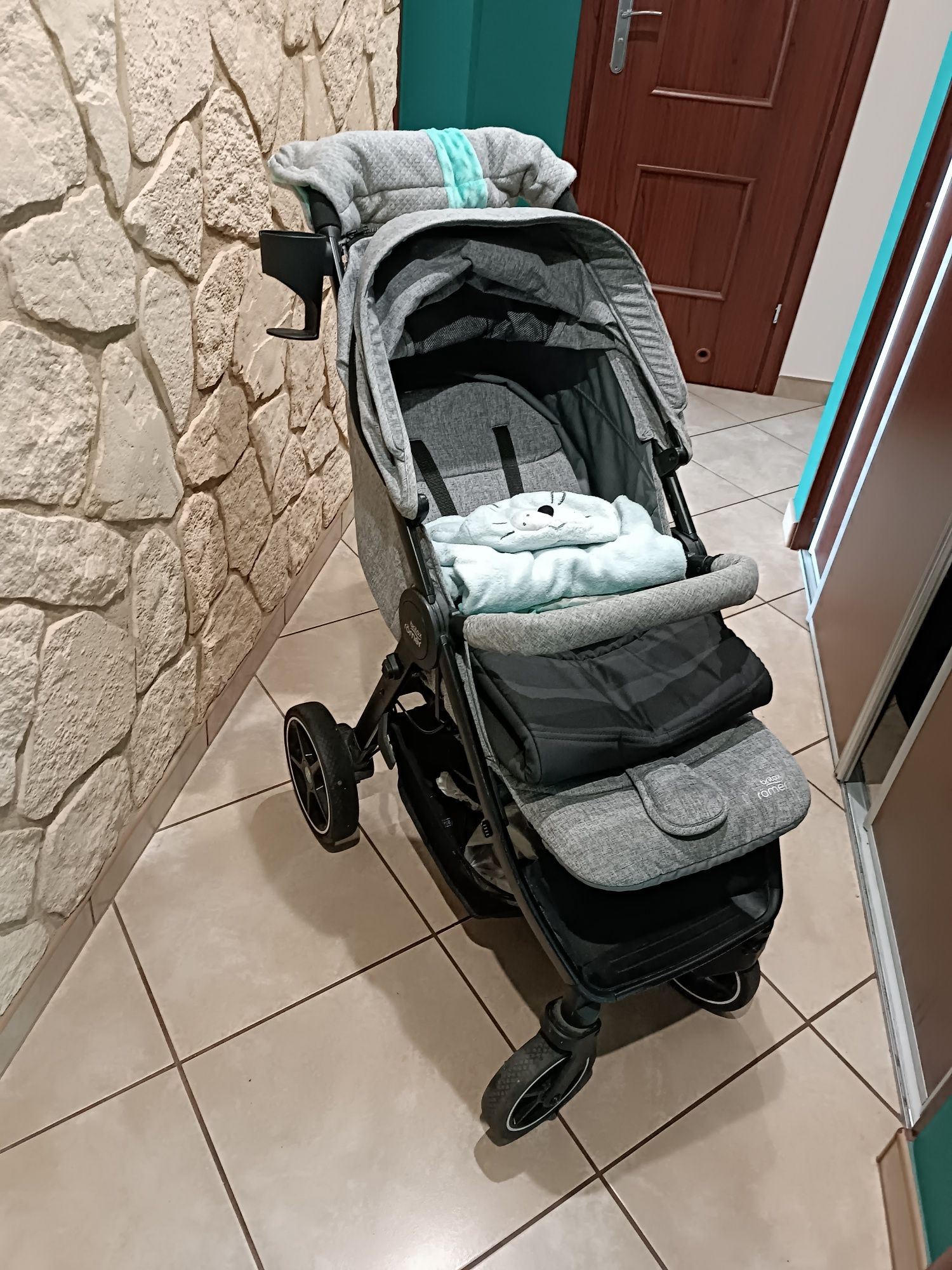 Britax Romer B-Agile M Elephant Grey Black Wózek spacerowy