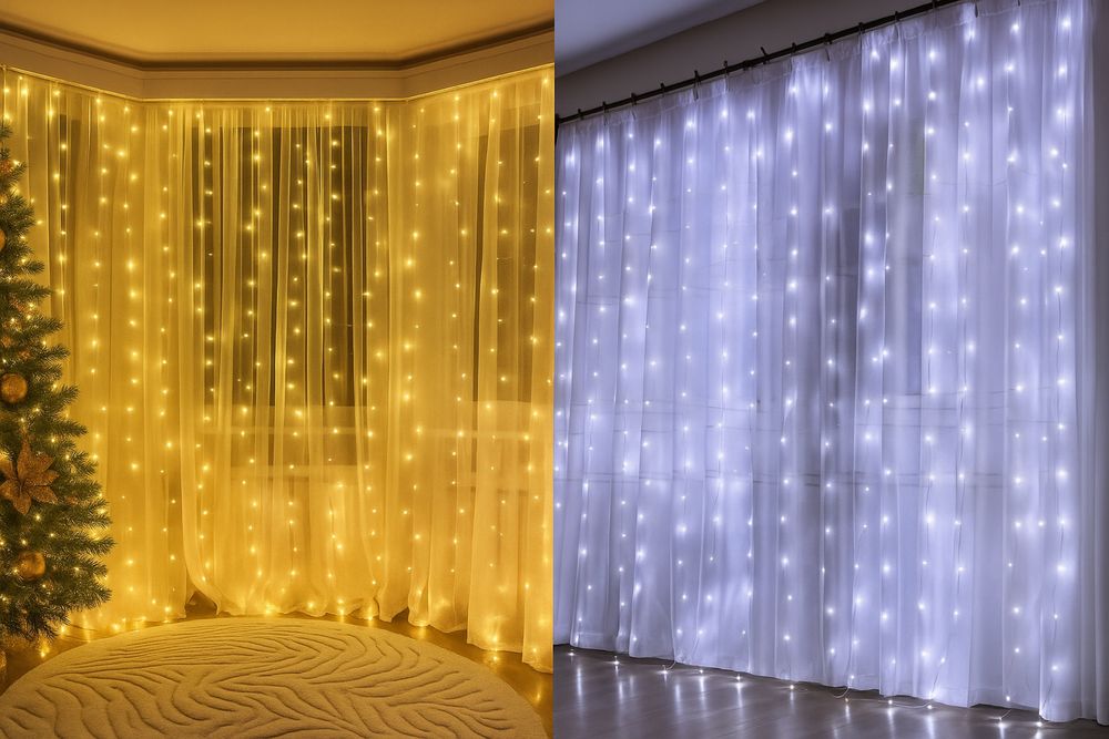 Гірлянда штора usb 3*3, гирлянда штора usb, гирлянда штора з пультом