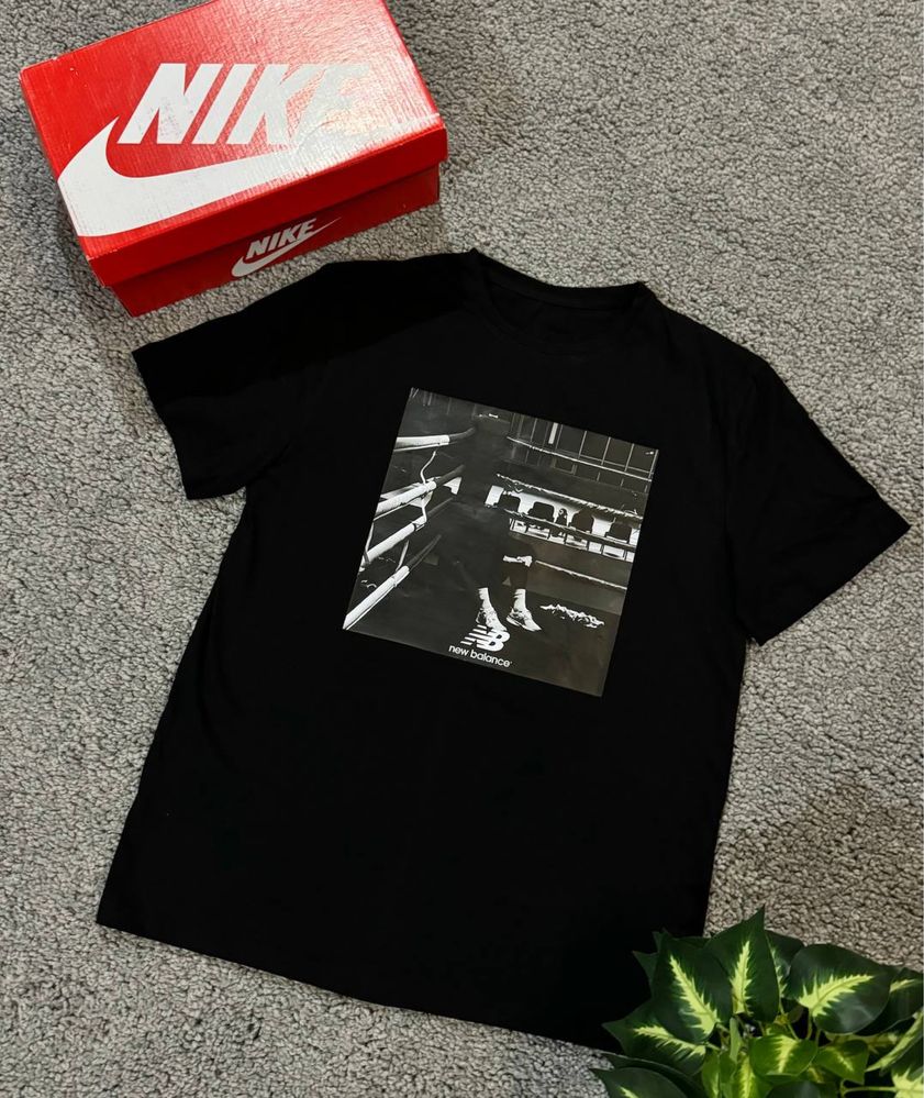 Футболка New Balance Зал / Футболка Нью Беланс Бокс / Футболка НБ NB