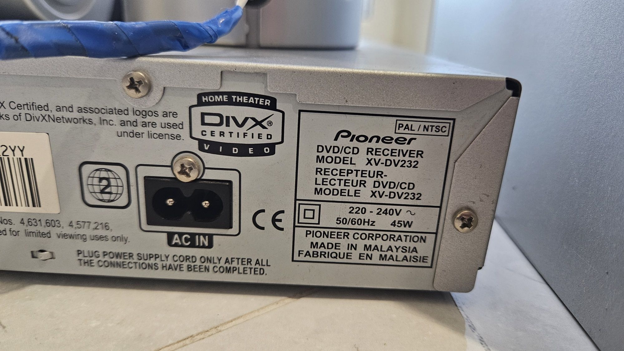 Pioneer XV-DV232