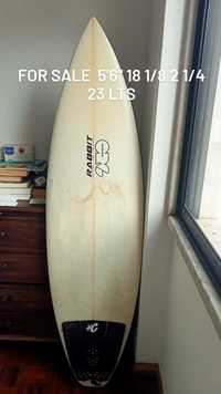5'6'' 18 1/8 2 1/4 23 Lts  Org Surfboards