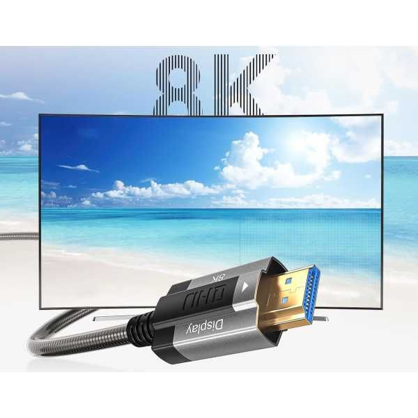 Siwket HDMI 2.1 8K 60Hz Kabel światłowodowy 40m AOC – Bezstratna