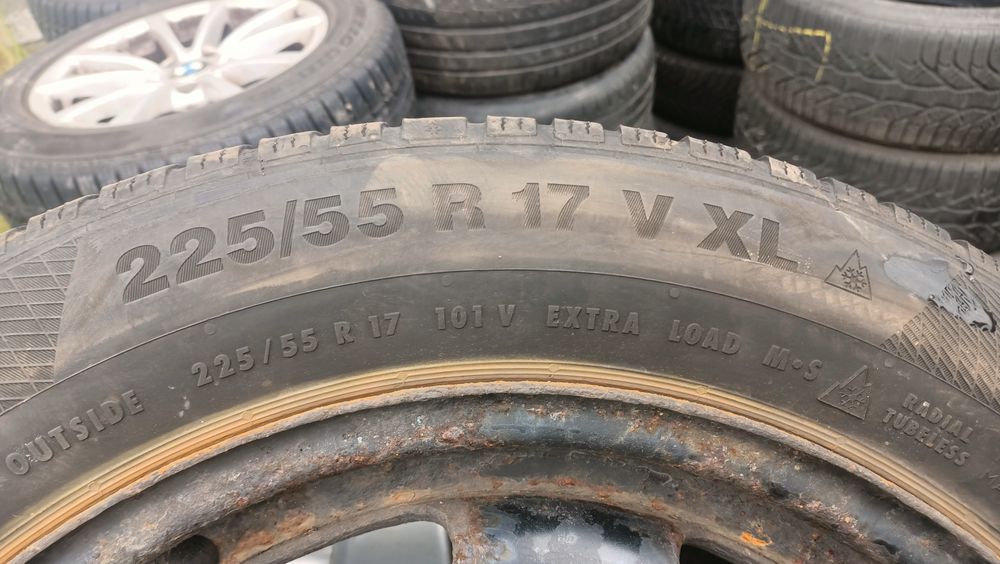 Koła zimowe felgi strukturalne 17 5x120 et41 Opel Insignia 225/55/17