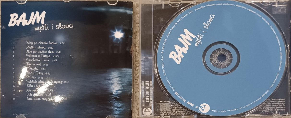 Sprzedam płytę CD Bajm myśli i słowa