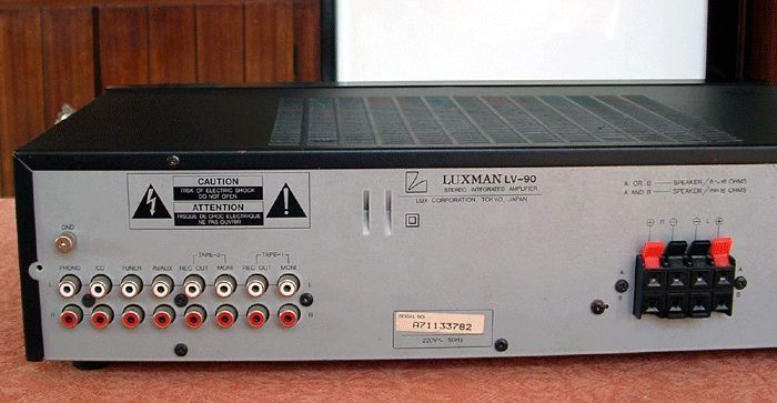 Amplituenr Luxman Integra LV90 Czarny/Czerwony Napis Audio/Wys!