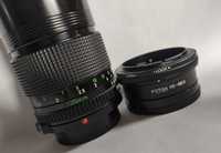 Canon fd 135mm f2.8 + адаптер nex fd для Sony e