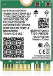 Karta sieciowa bezprzewodowa WiFi 6E Intel AX210 Tri-Band 5400