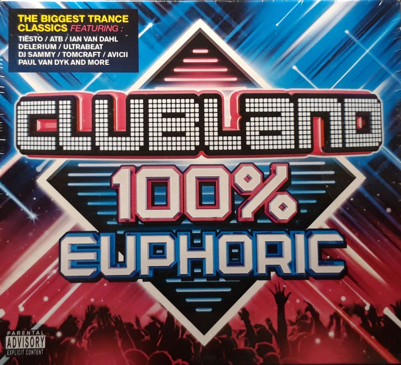 Clubland 100% Euphoric (3xCD, 2016, FOLIA)