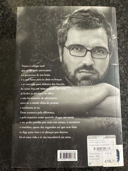 “Prometo Falhar” de Pedro Chagas Freitas