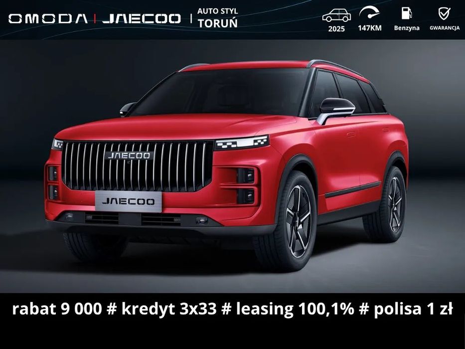 Jaecoo 7 URBAN 1.6 TGDI 7DCT 147KM/275NM dostępny od ręki FV23% ASO