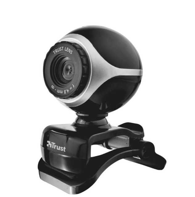 Webcam TRUST Exis (Microfone Incorporado) - Nova na caixa