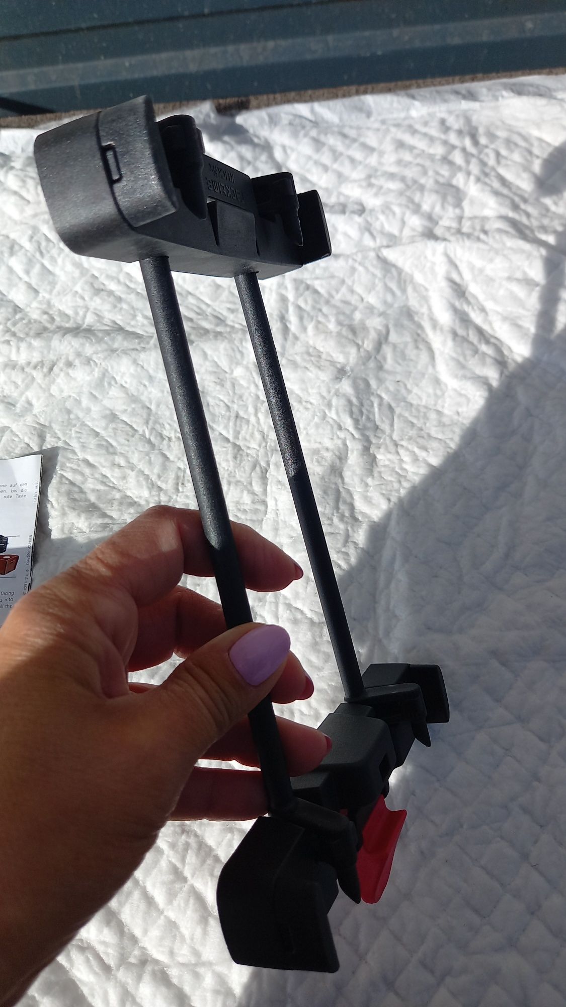 Używany adapter do bagażnika do roweru firmy klickfix