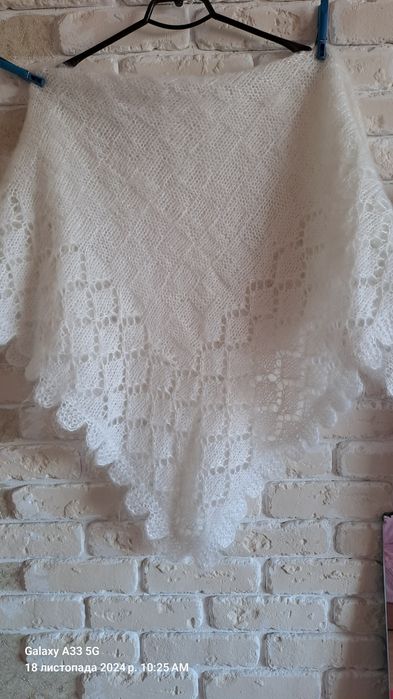 Теплі пухові платки