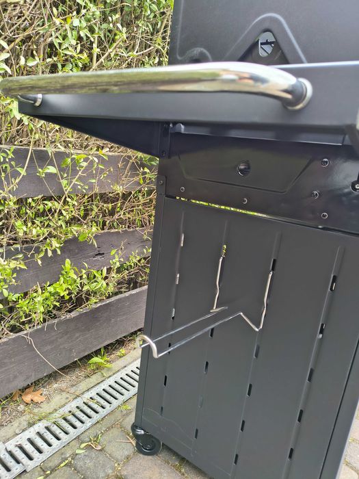 GRILL Gazowy  EL FUEGO LONG BEACH 6+1 ŻELIWO z szybą solidny Nowy !