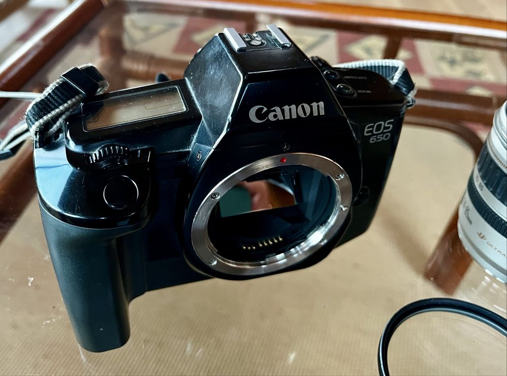 Canon eos 650 e objetiva 24-85mm ultrasonic