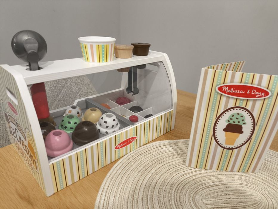 Melissa & Doug Drewniany Zestaw Lodziarnia- używany
