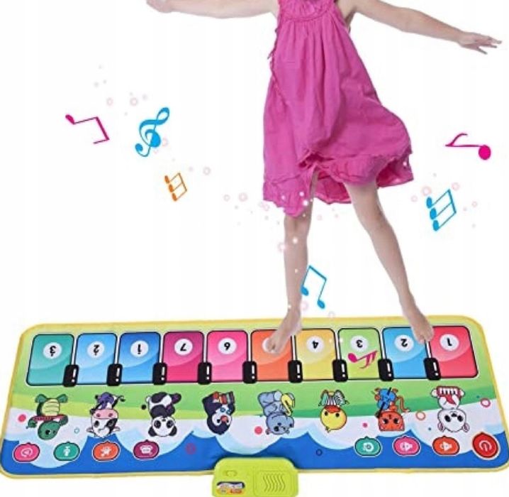 INTERAKTYWNA MUZYCZNA MATA Do Tańczenia Zwierzęta Dla Dzieci Farma