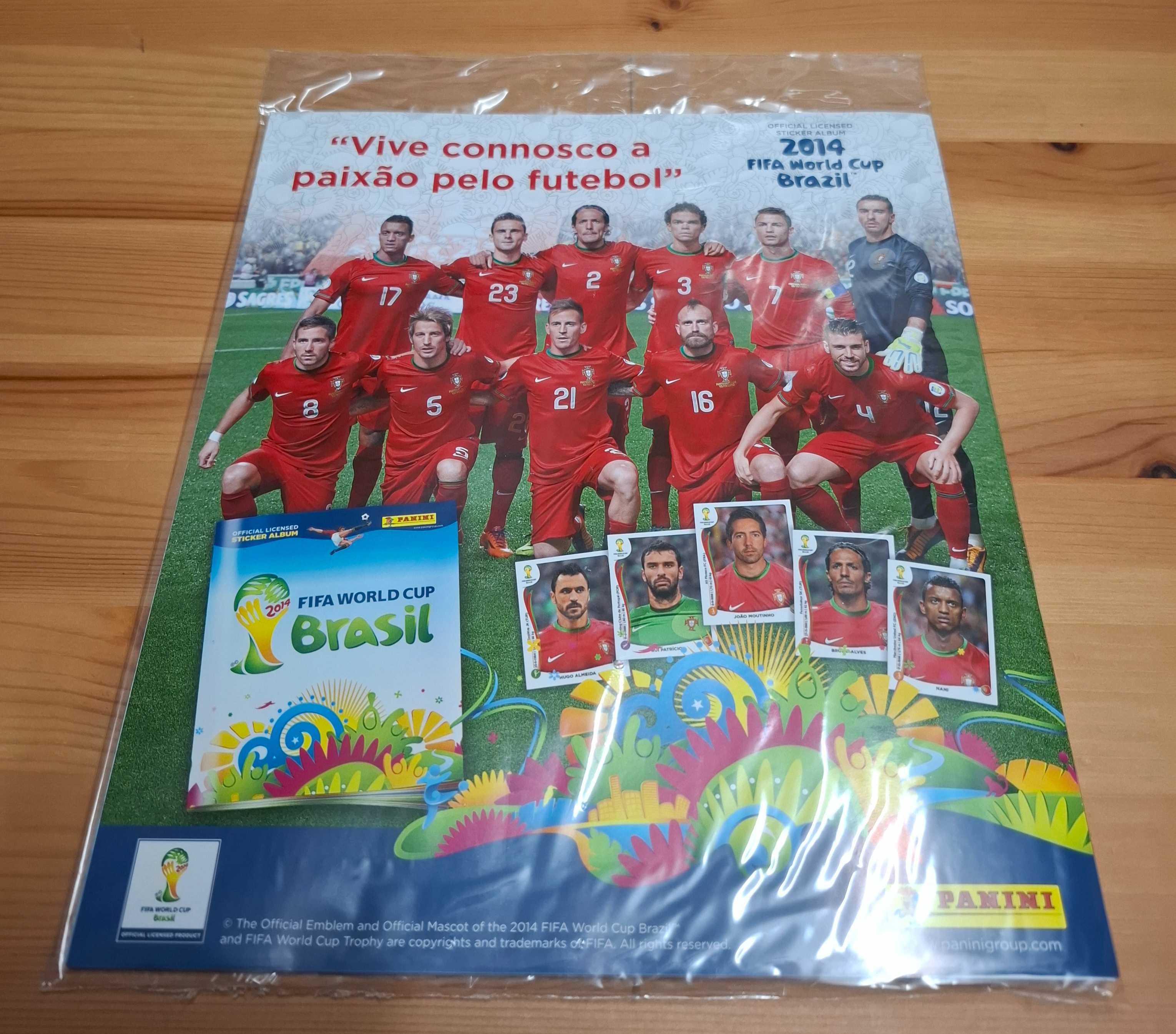 Caderneta Mundial 2014 Brasil Panini + 4 saquetas