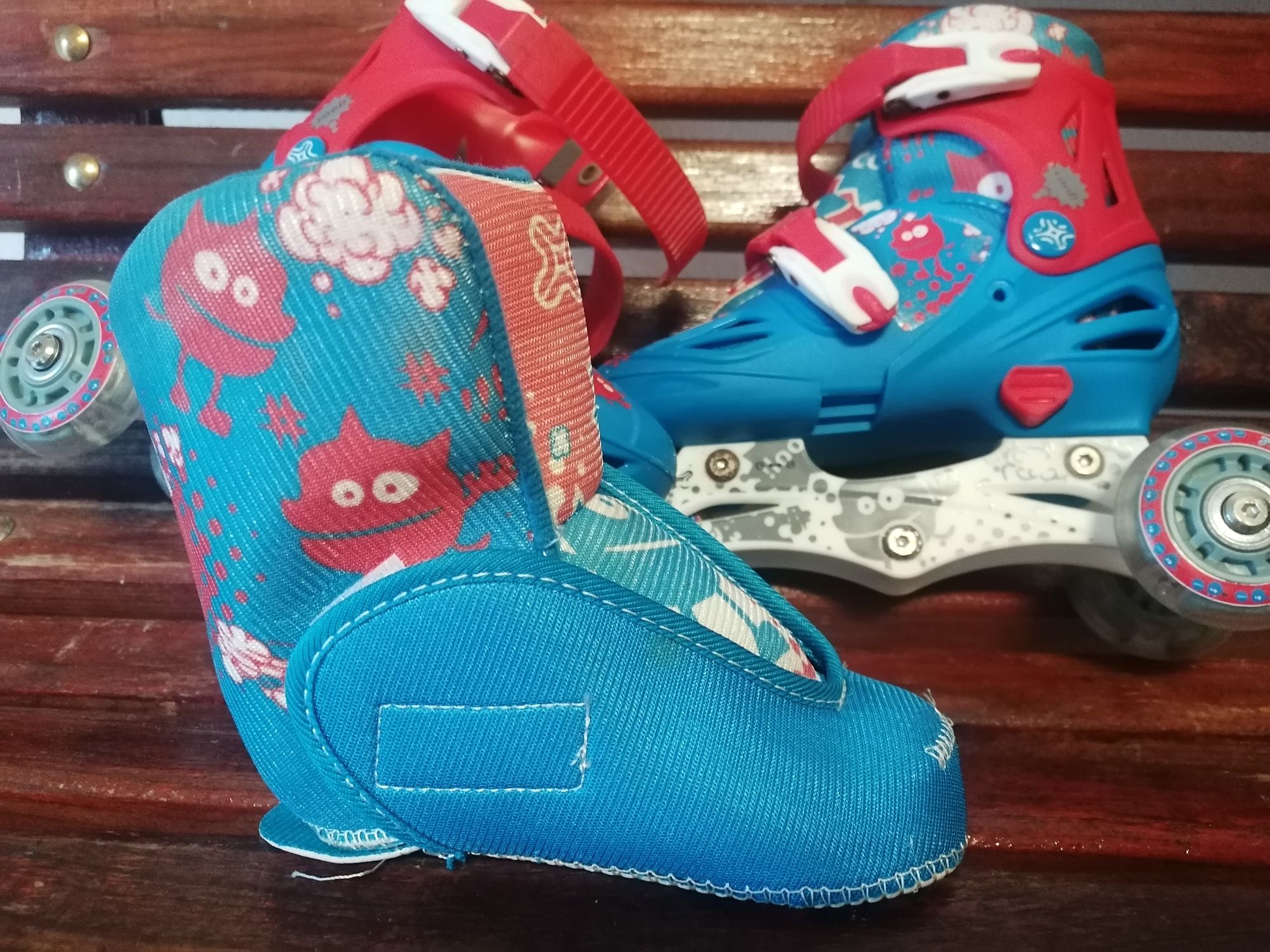 Patins infantil, três rodas