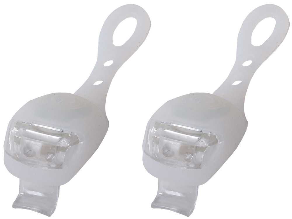 OŚWIETLENIE ROWEROWE LAMPKI 2 LED Przód i Tył Rower 2szt Silikonowe