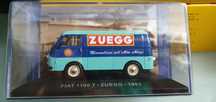 Miniatura altaya carrinha vintage italiana Fiat 1100T Zuegg 1961