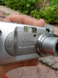 Canon A420, Olympus в подарок.