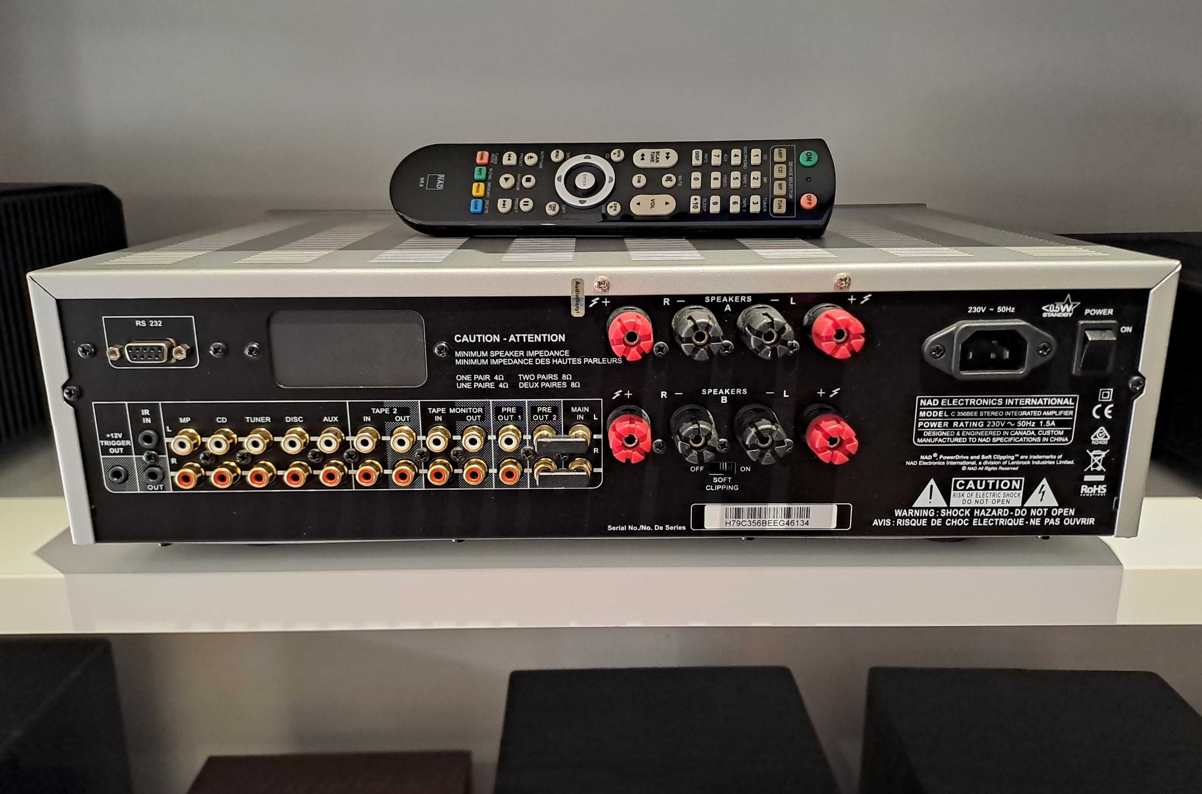 Wzmacniacz stereo NAD C-356 BEE | WROCŁAW