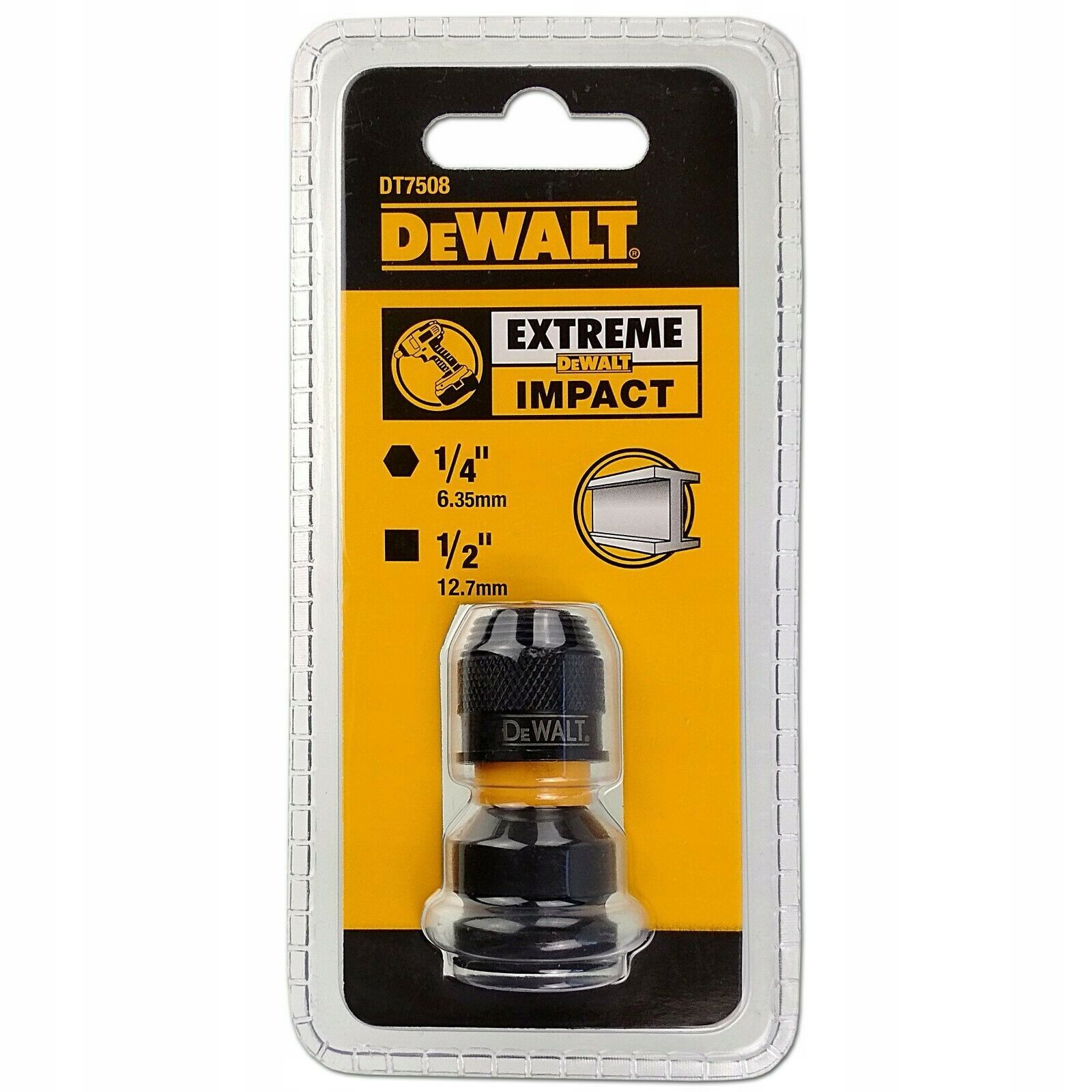 Adapter Do Klucza 1/2` Na 1/4` Dewalt