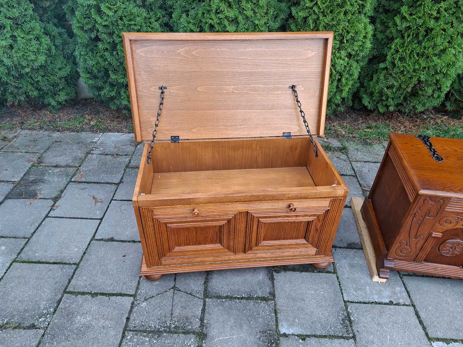 1x skrzynia, 1x komoda na buty