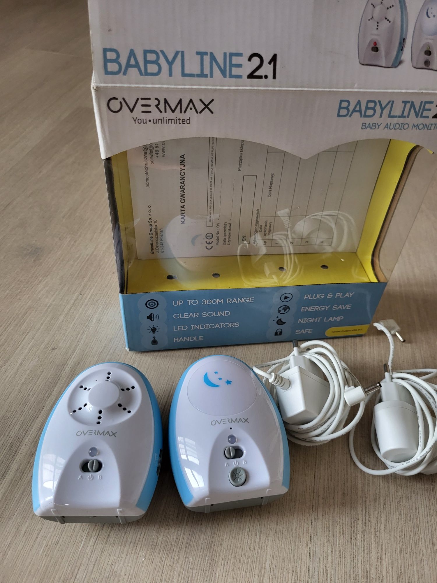 Niania elektroniczna Overmax Babyline 2.1 WYSYŁKA stan bdb