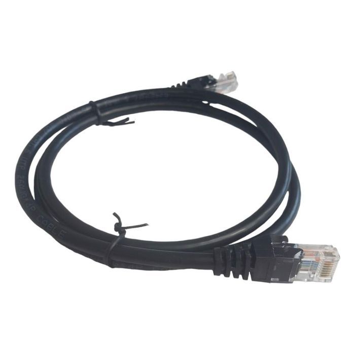 kabel sieciowy lan rj45 cat-6 ethernet 0.9m czarny