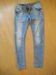 Jeansy jasne damskie M/L elastyczne