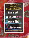 Livro Eu sei o que vocês fizeram