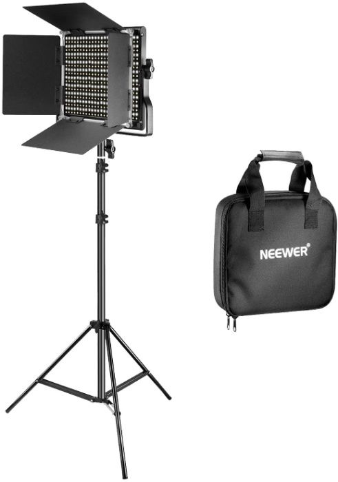 Kit Iluminador Bi-color Neewer 660 LED com Tripé e Bolsa NOVO