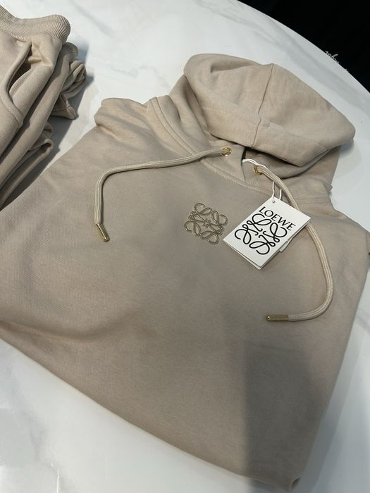 Piękny dres damski beżowy komplet Loewe 2XL