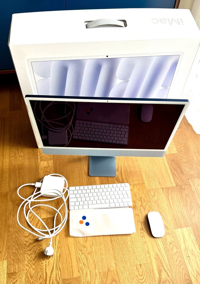 Imac 24 M1 8/256GB  jak Nowy idealny