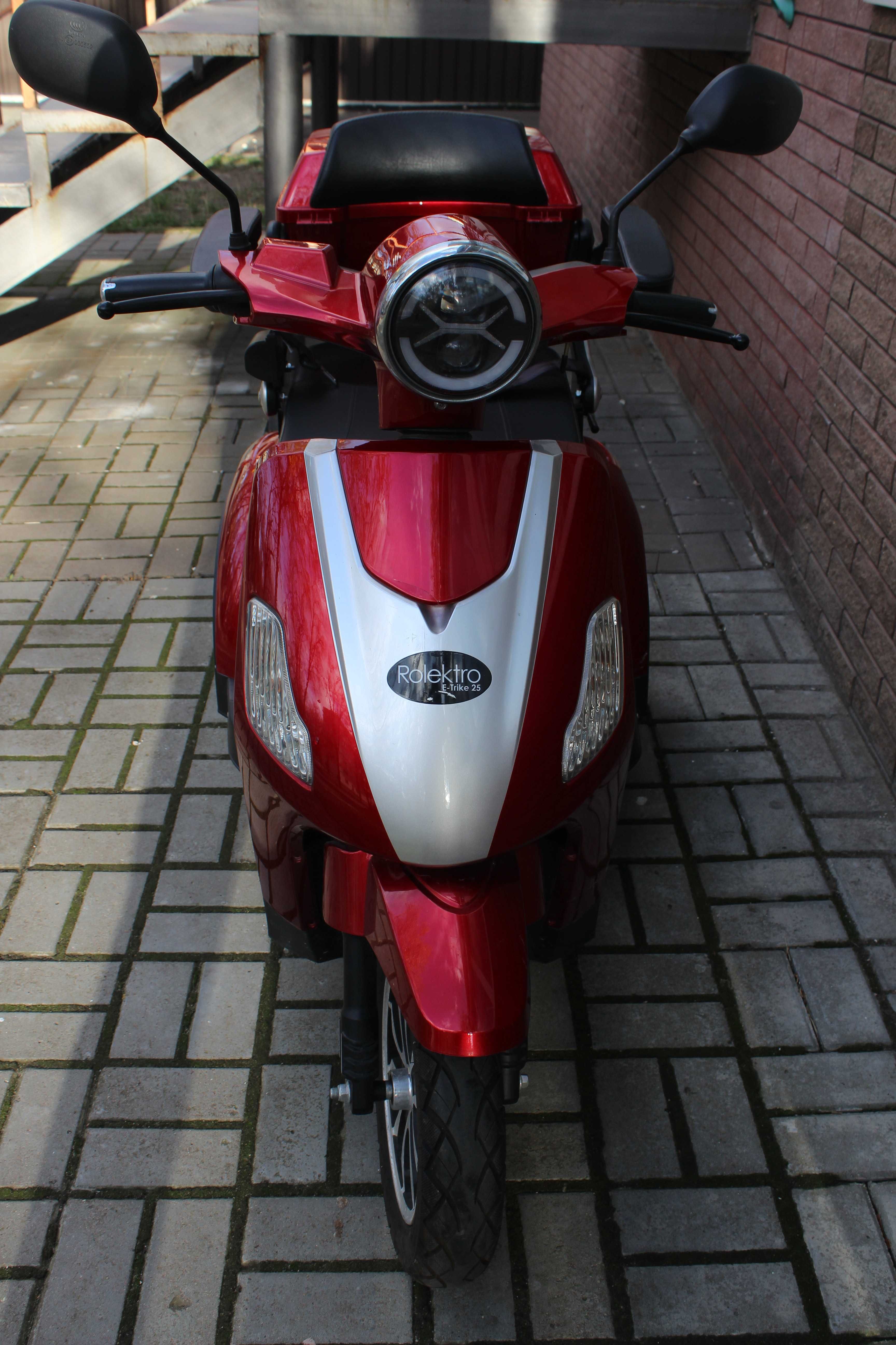 Електроскутер Rolektro E trike V2 1000 Вт 100Ah