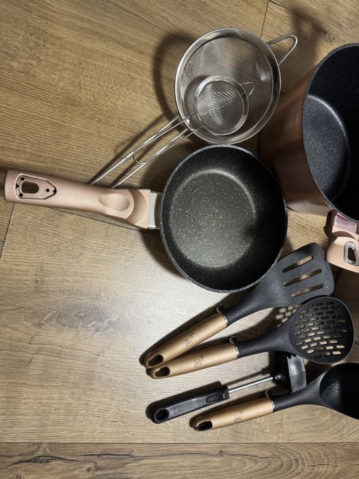 Набор посуду кастрюля сковорідка berlingerhaus