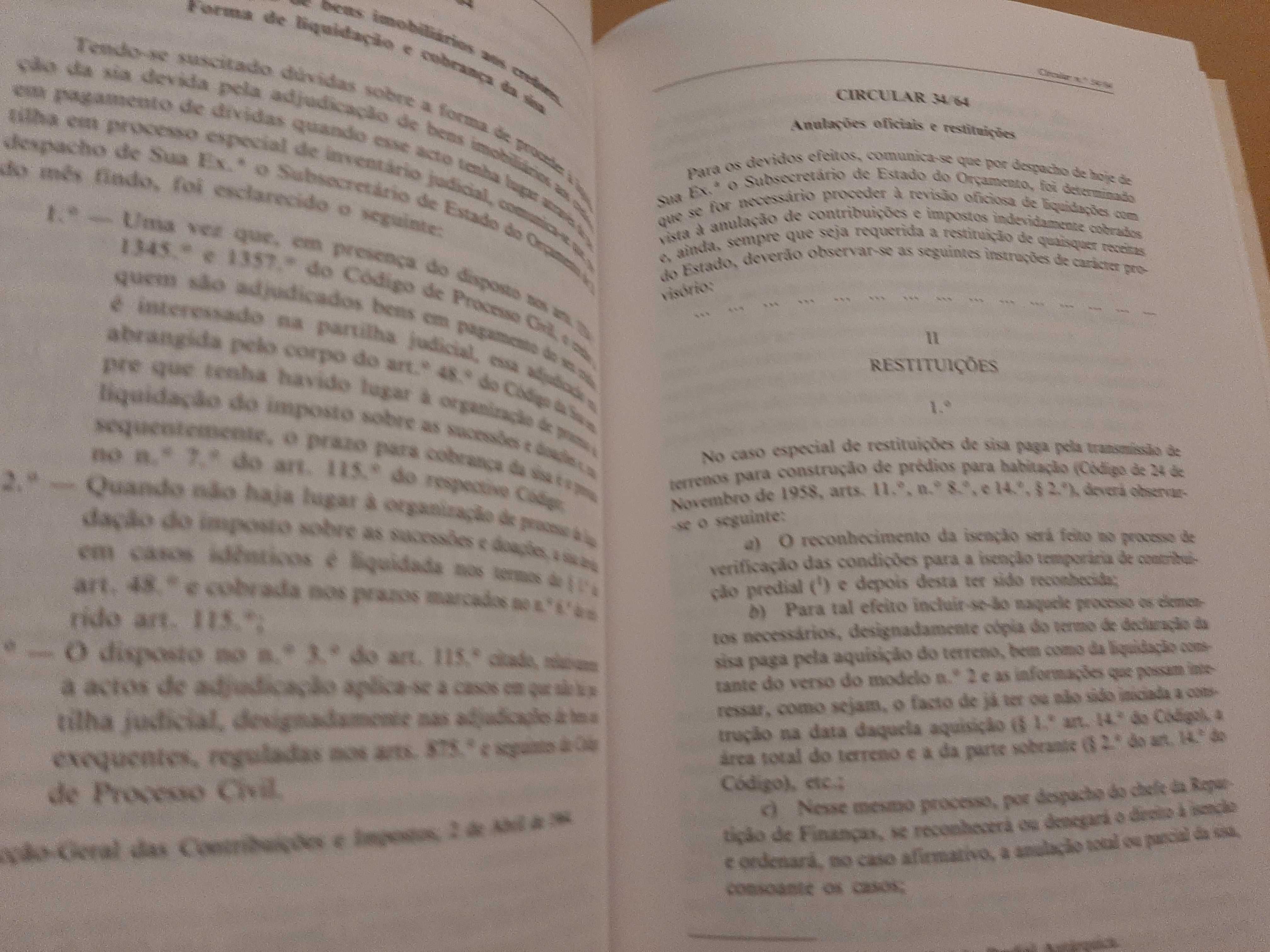 Código do Imposto Municipal de Sisa e do Imp. sobre as Suc. e Doações