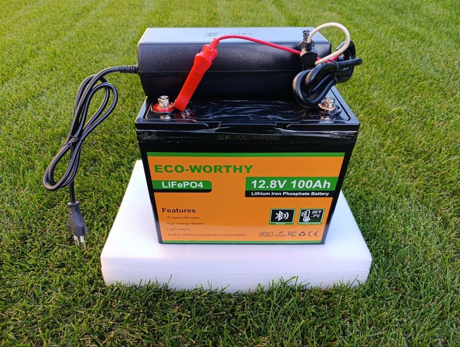 Eco-Worthy 12.8v 100ah Lifepo4 акумулятор ‼️ 12 вольт + 100ah